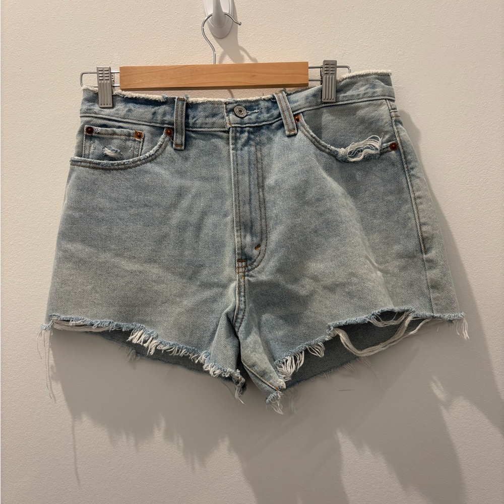 Abercrombie & Fitch High Rise Jean Shorts